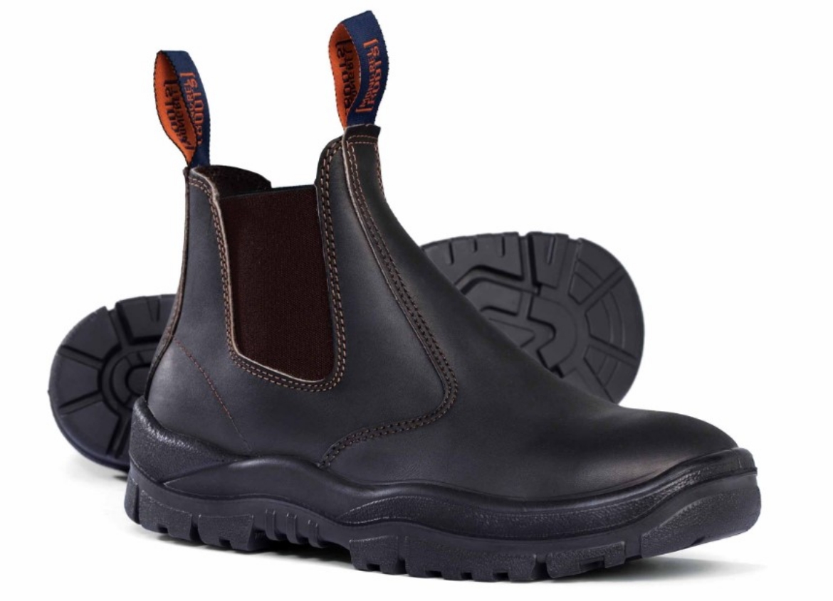 Picture of MONGREL Claret Oil Kip Premium Elastic Sided Boot TPU/PU Sole and Steel Toe Cap