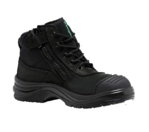 Picture of KING GEE Womens Tradie Zip Side Boot Black