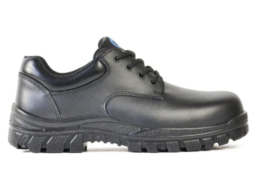 Picture of BATA Naturals Neptune Black Leather Lace Up Safety Shoe
**DISCONTINUED LINE**