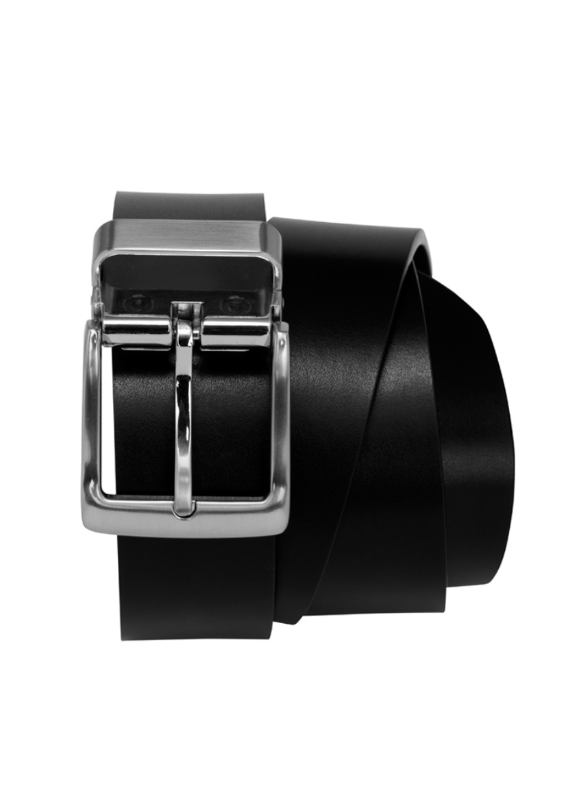 Picture of Biz Collection Mens Standard Belt Black/Brown with Reversible Buckle