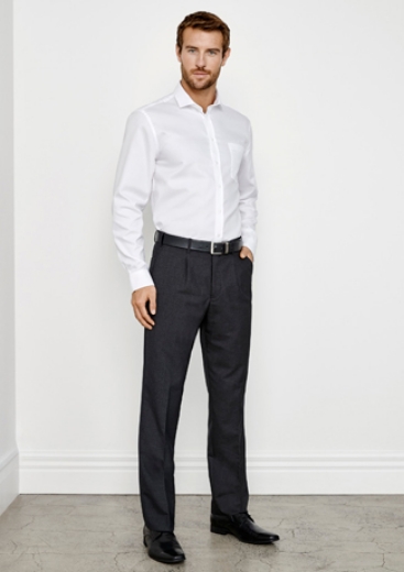 Picture of Biz Collection Mens Classic Pleat Pant Polyester Viscose Easy Care Fabric