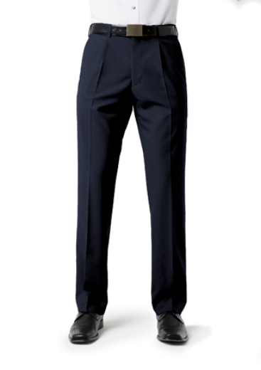 Picture of Biz Collection Mens Classic Pleat Pant Polyester Viscose Easy Care Fabric