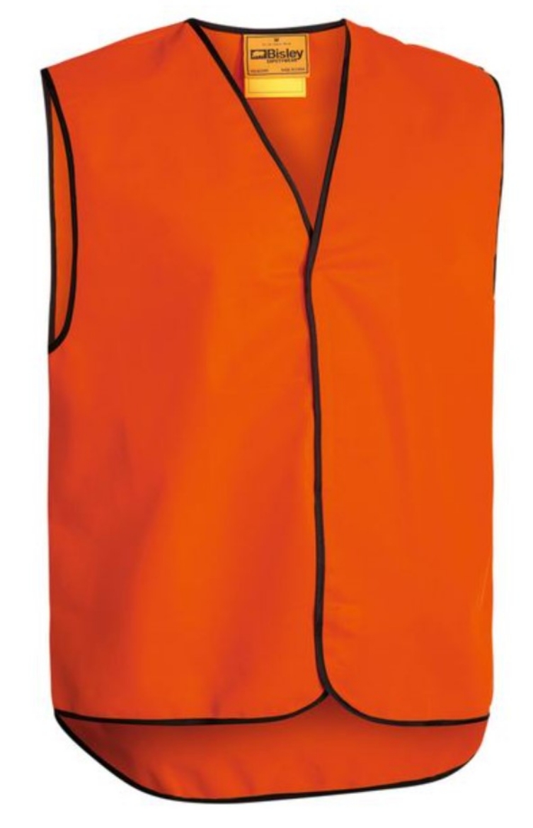 Picture of BISLEY Hi Vis Vest Lightweight 100% Polyester 125gsm