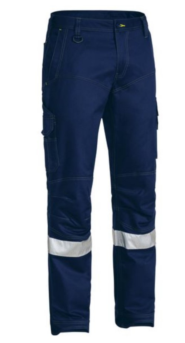 Picture of BISLEY X Airflow™ Taped Ripstop Engineered Navy Cargo Works Pants 240gsm