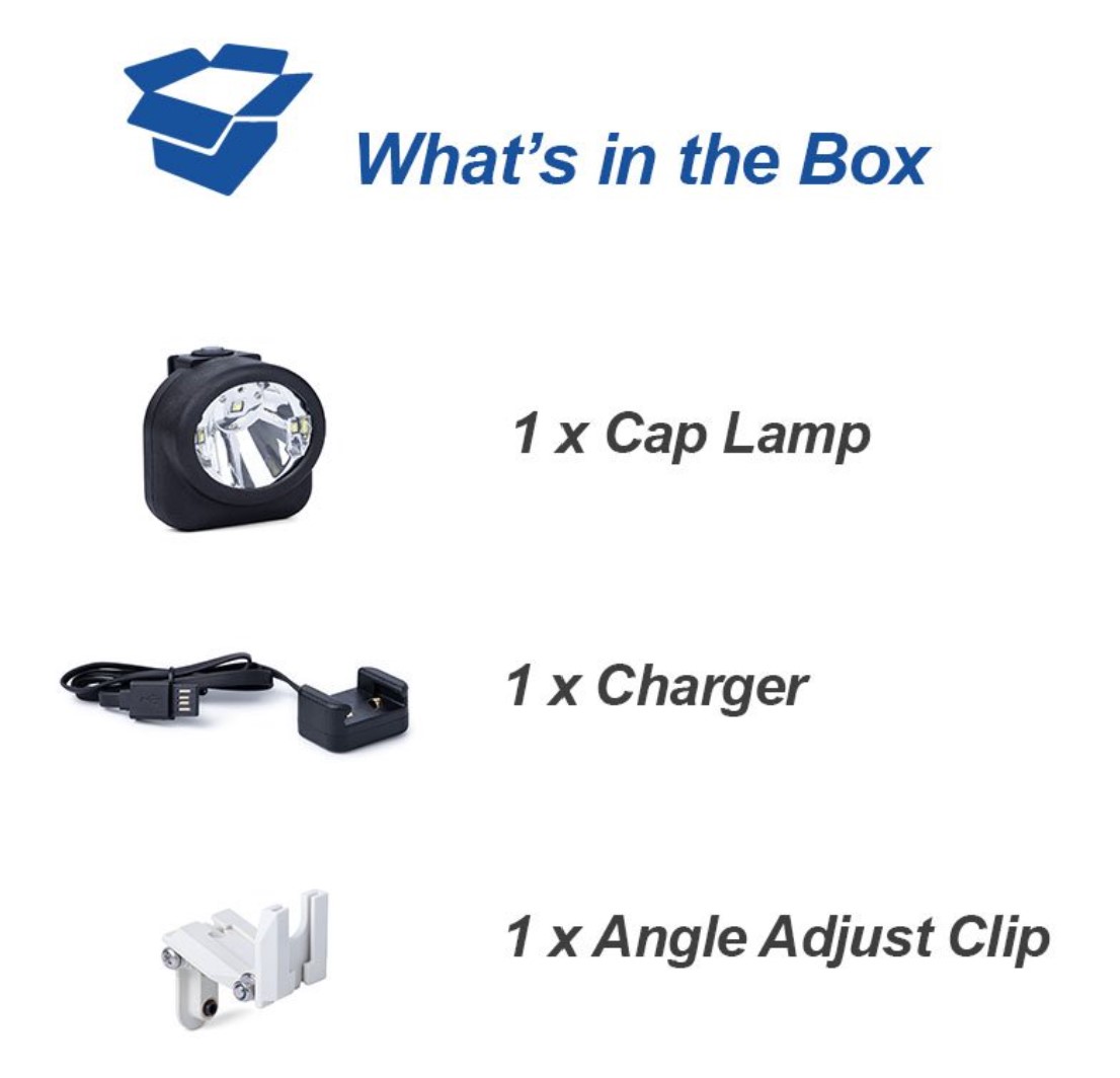 M-RN2T ROOBUCK Cordless Cap Lamp c/w USB Charger | Onsite Safety Australia