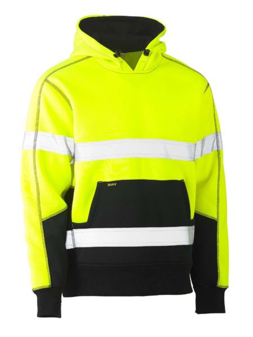 Picture of BISLEY Taped Two Tone Fleece Hoodie Pullover 300gsm