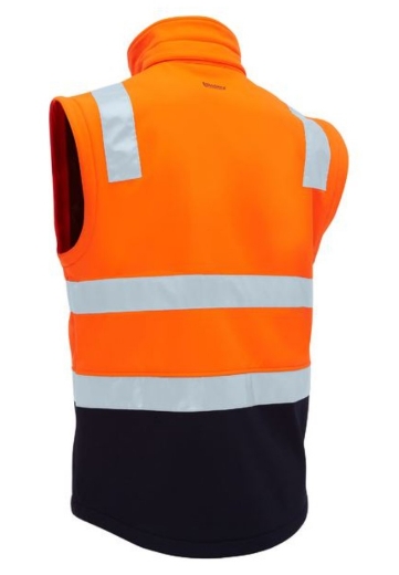 Picture of BISLEY Taped Two Tone Hi Vis 3 in 1 Soft Shell Jacket