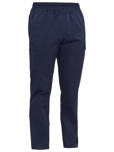 Picture of BISLEY Stretch Cotton Drill Elastic Waist Cargo Work Pant 280gsm