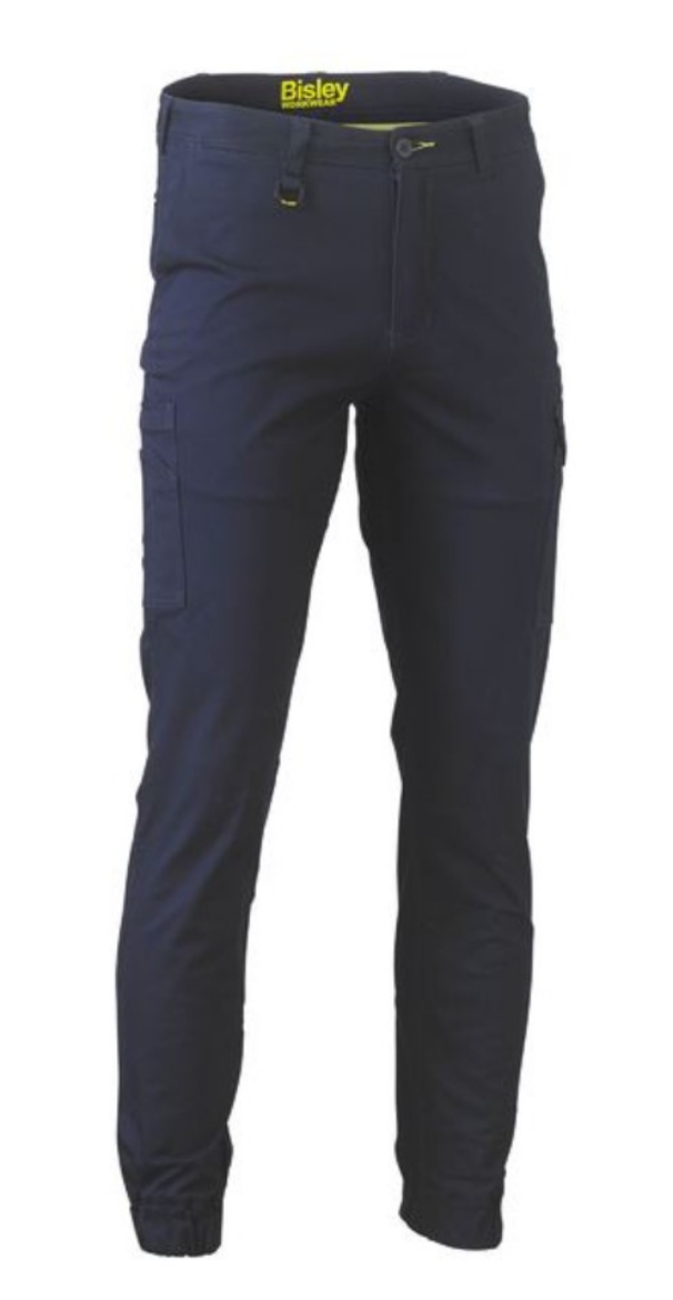 Picture of BISLEY Stretch Cotton Drill Cargo Cuffed Pants 280gsm