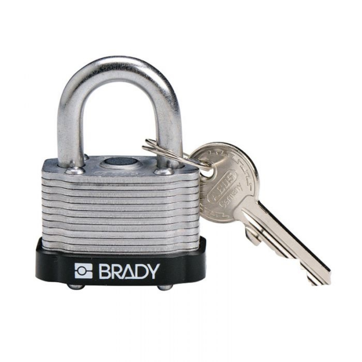 Picture of BRADY Steel Padlock Keyed Diff 20Mm Blk