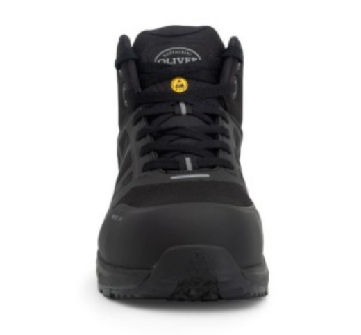 Picture of OLIVER ST40 Series Black Lace Up Sports Boot Water Resistant Synthetic and TPU Materials Fully Non-Metallic