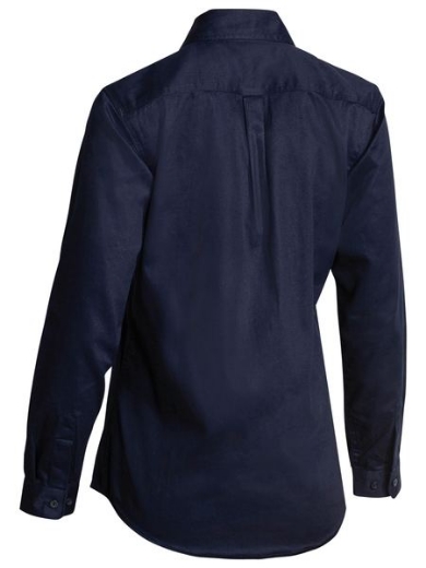 Picture of BISLEY Women's Cotton Drill Shirt 100% Cotton Preshrunk Drill 190gsm L/S