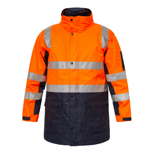 Picture of WORKCRAFT Hi Vis 4 In 1 Jacket with Tape