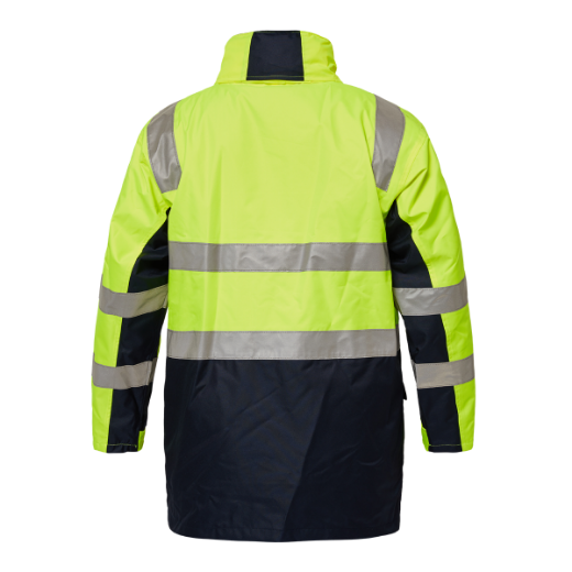 Picture of WORKCRAFT Hi Vis 4 In 1 Jacket with Tape