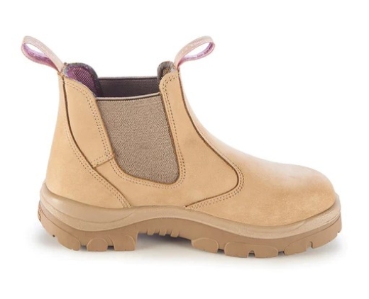 Picture of STEEL BLUE Hobart® 120mm Black Ladies Boot Elastic Sided Boot with Steel Toe Cap TPU Outsole