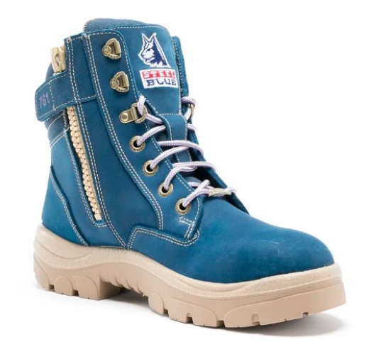 Picture of STEEL BLUE Southern Cross® Zip Ladies 150mm Boot with Steel Toe Cap TPU Outsole