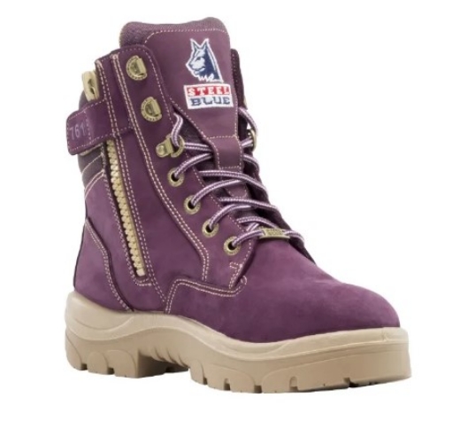 Picture of STEEL BLUE Southern Cross® Zip Ladies 150mm Boot with Steel Toe Cap TPU Outsole