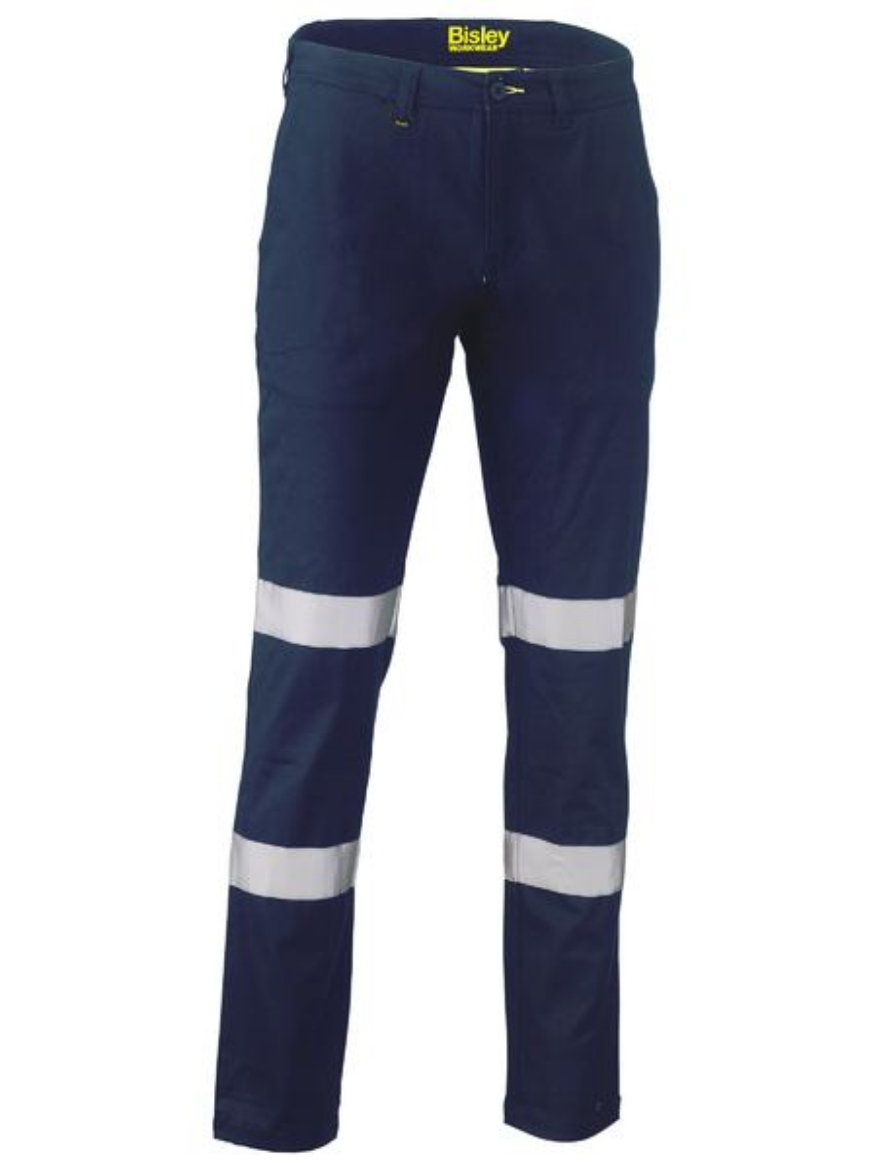 Picture of BISLEY Taped Biomotion Stretch Cotton Drill Work Pants 280gsm