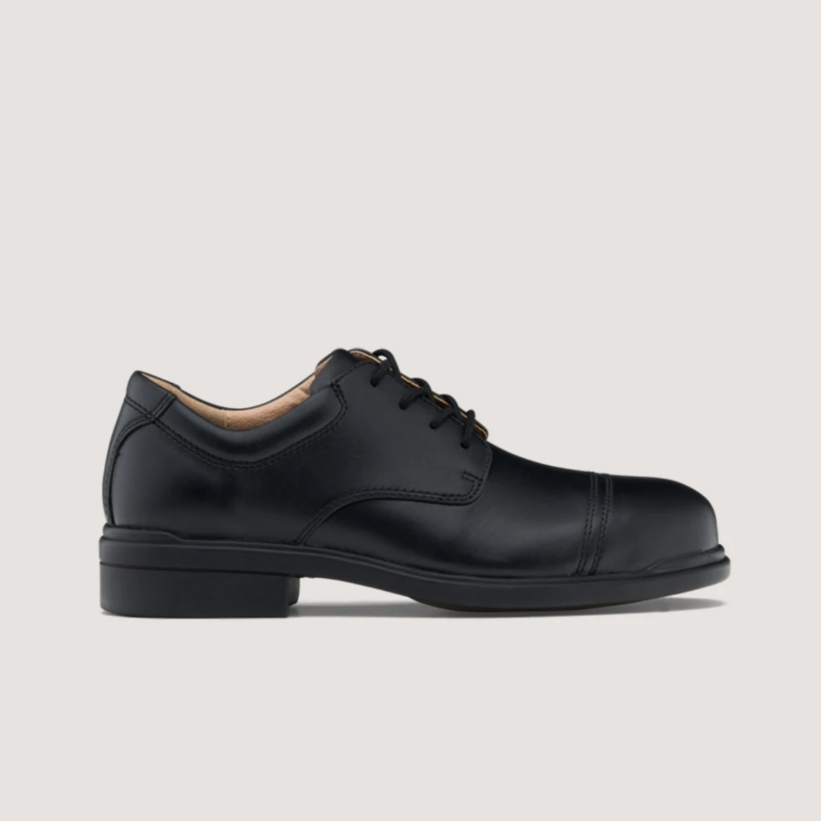 Picture of BLUNDSTONE Executive Classic Black Leather Lace Up Dress Safety Shoe