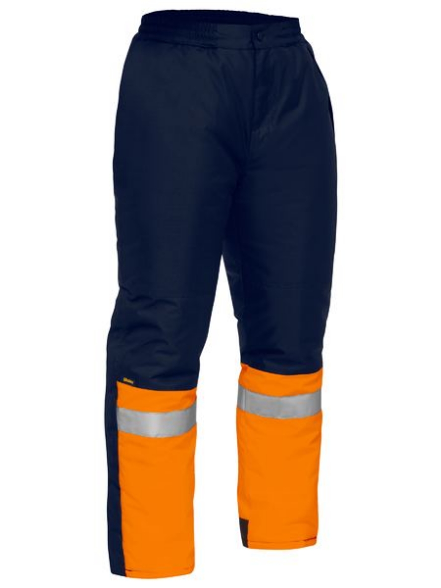 Picture of BISLEY Taped Two Tone Hi Vis Freezer Pants **DISCONTINUED** (WHILE STOCK LASTS)