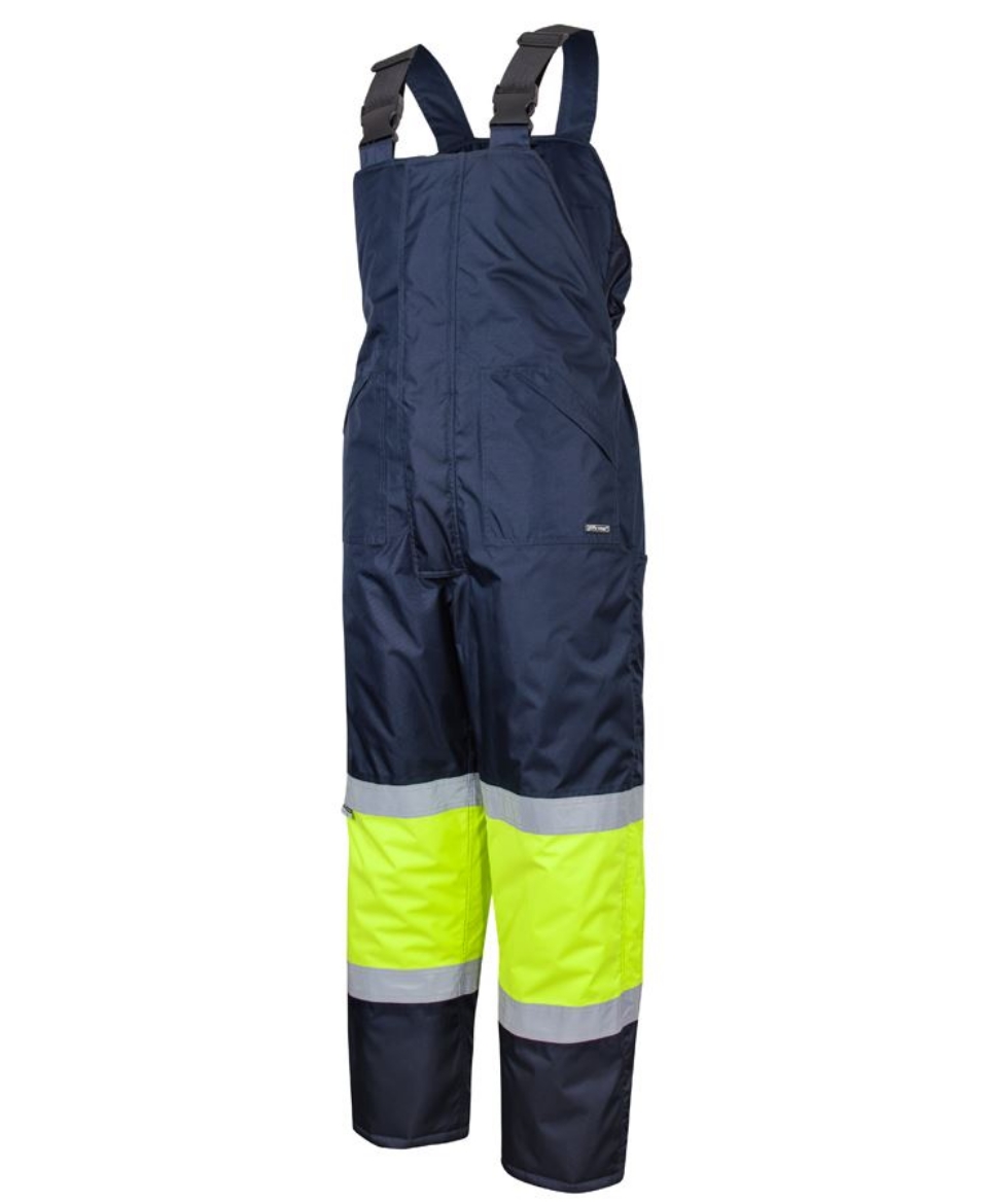 Picture of JB's Wear Freezer Bib & Brace with Tape Navy/Lime