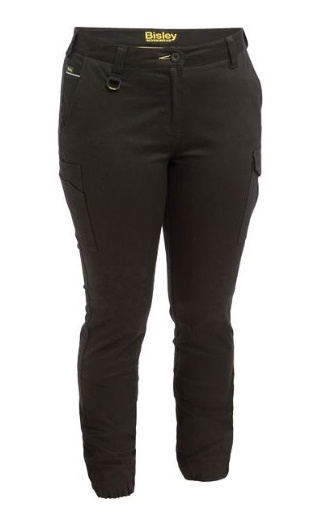 Picture of BISLEY Womens Cotton Cargo Cuffed Pants 280gsm