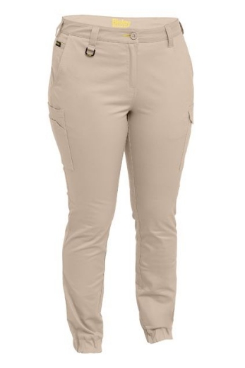 Picture of BISLEY Womens Cotton Cargo Cuffed Pants 280gsm