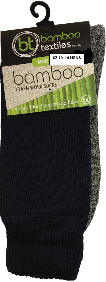Picture of Sock Bamboo Textile > Black Size 10-14