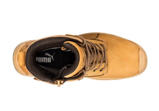 Picture of PUMA Conquest Safety Boot Wheat with Fibreglass Toe Cap Zip Side