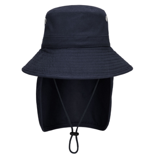 Picture of PRIME MOVER 100% Cotton wide brim hat with back legionaires flap and adjustable toggle
