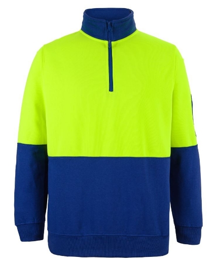Picture of JB's Wear Hi Vis ½ Zip Fleecy 280gsm