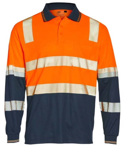 Picture of Winng Spirit Unisex Truedry® Biomotion Segmented Safety Polo Shirt 160gsm L/S