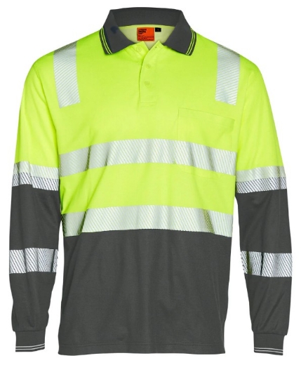 Picture of Winng Spirit Unisex Truedry® Biomotion Segmented Safety Polo Shirt 160gsm L/S
