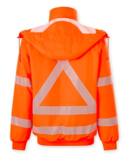 Picture of KING GEE Originals NSW Rail Hi Vis Orange Taped Bomber Jacket