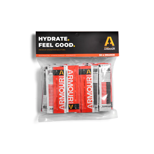 Picture of BODY ARMOUR Hydrate+ Hypotonic Sachets Bulk Pack [50]