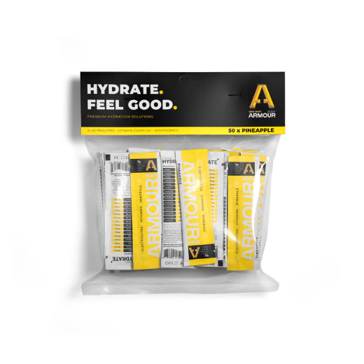 Picture of BODY ARMOUR Hydrate+ Hypotonic Sachets Bulk Pack [50]