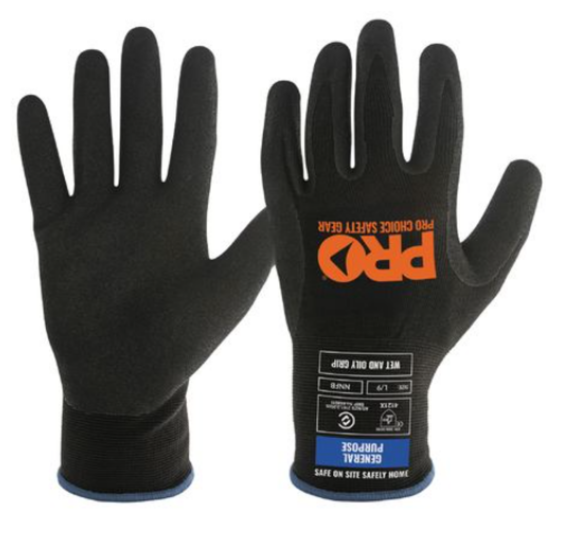 Picture of Assassin Nitrile Grip Glove Black