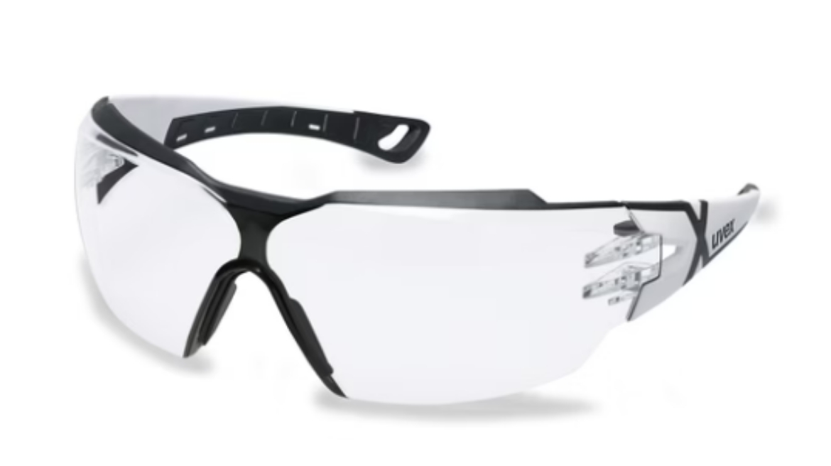 Picture of uvex pheos cx2 glasses White Frame - Clear