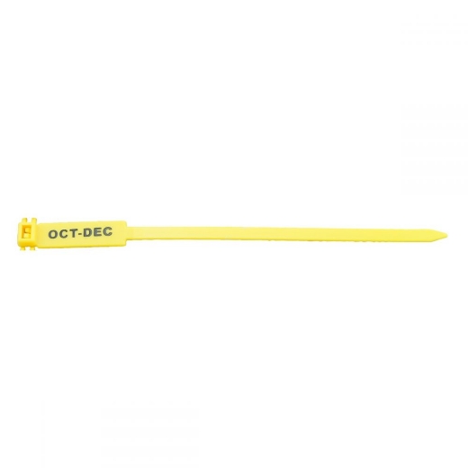 Picture of Rigging / Inspection Tags, "Next Insp Due" Printed Text, Yellow, 100/bag
