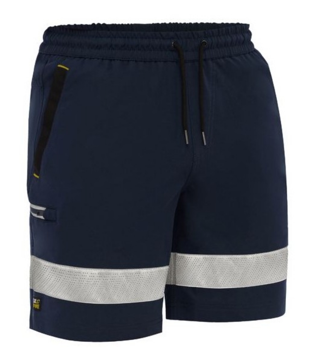 Picture of BISLEY Flx & Move™ Taped 4-Way Stretch Elastic Waist Cargo Short 170gsm