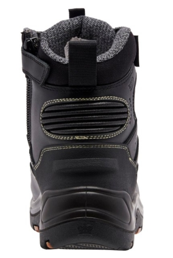 Picture of KING GEE Onyx 6CZ EH Black Full Grain Leather Water Resistant with Composite Toe Zip Work Boot