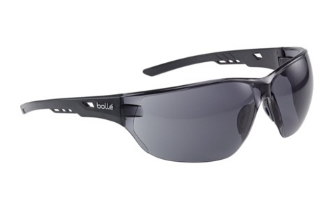 Picture of BOLLE Ness Black Temple AS/AF Smoke Lens - Cord Included