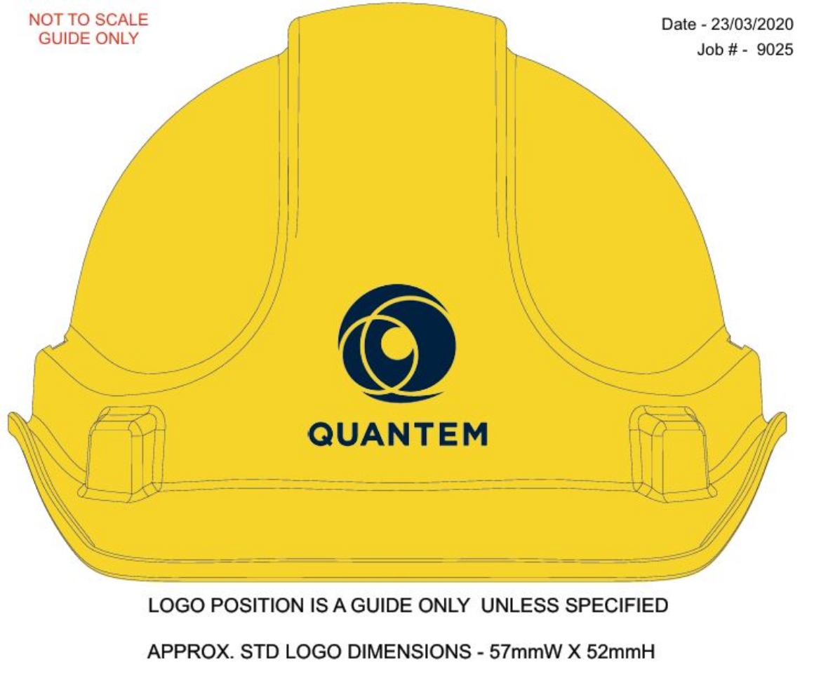Picture of 3M™ Safety Helmet ABS (Type 1) Vented - YELLOW - QUANTEM