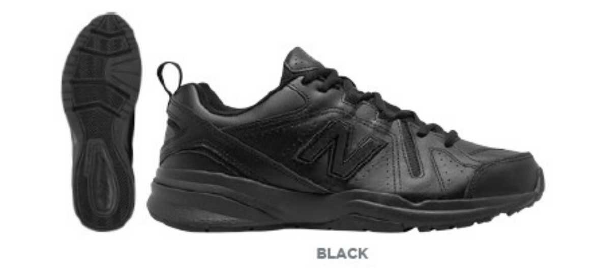 Picture of NEW BALANCE Mens Black 2E Width Non Slip Shoe > US SIZING