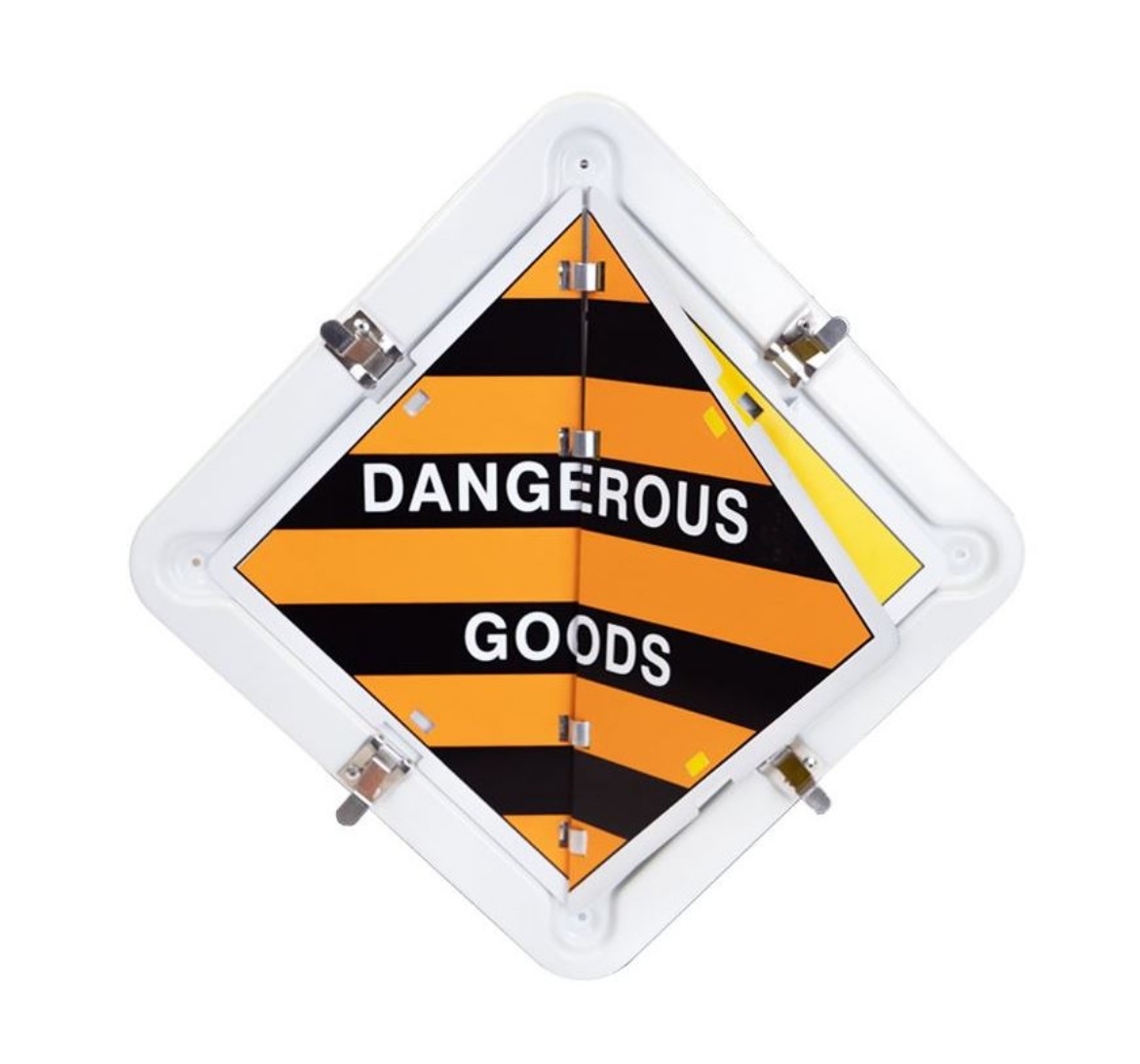 Picture of Dangerous Goods Placard Flip Kit - 350mm (W) x 350mm (H), Aluminium