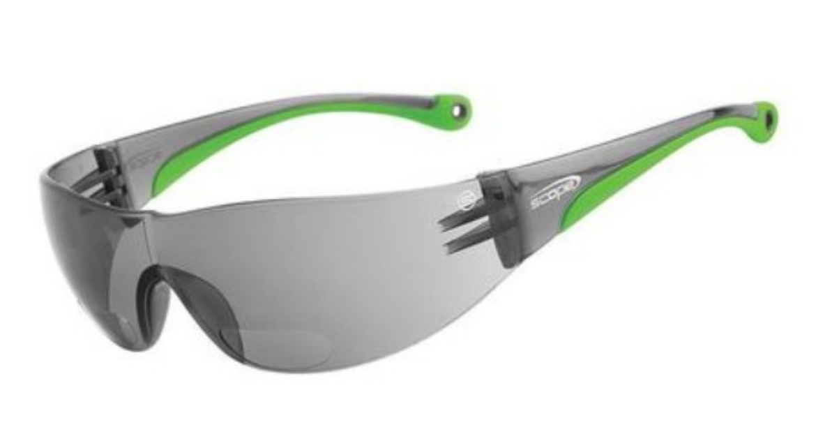 Picture of SCOPE Maxvue Diopter Safety Glasses Smoke +2.0