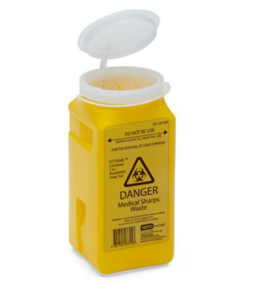 Picture of AEROHAZARD Sharps Container 1.4L