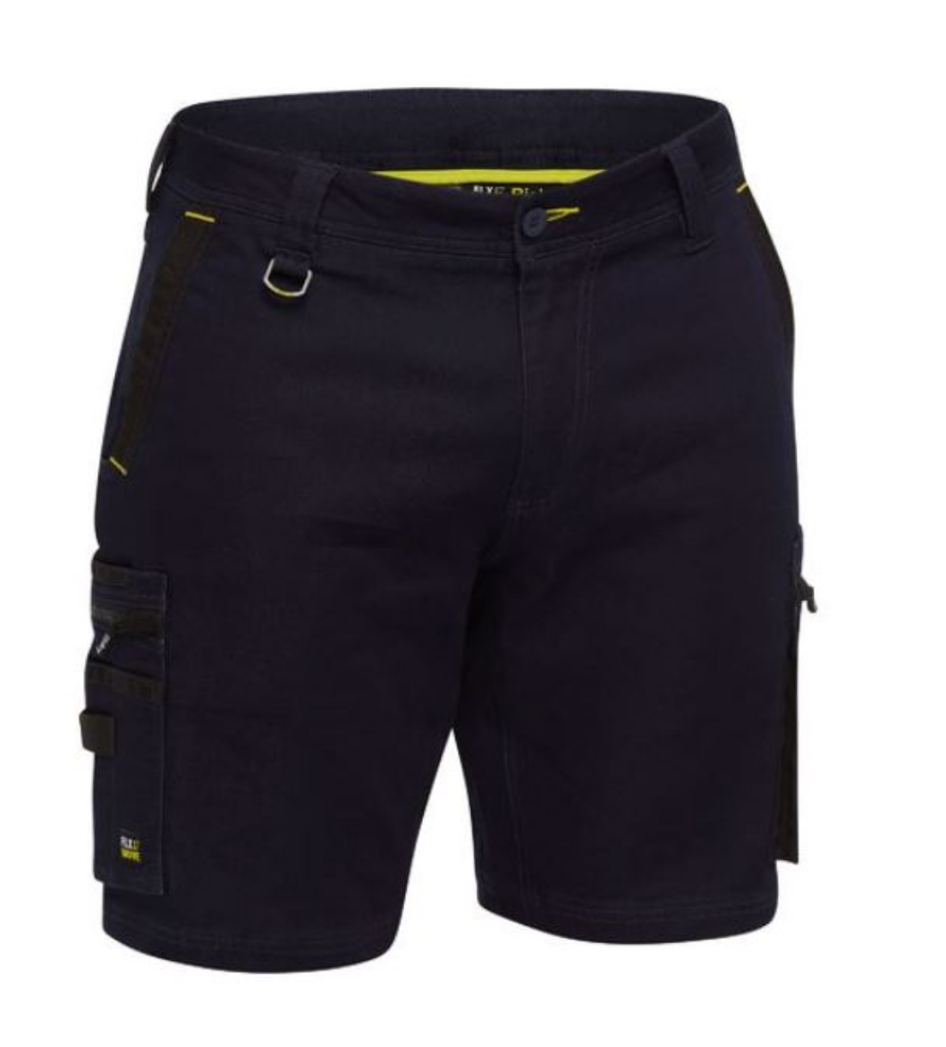 Picture of BISLEY Flx and Move™ Stretch Denim Zip Cargo Shorts.