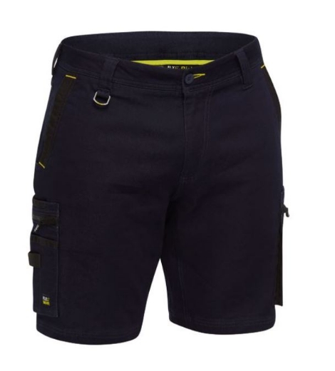 Picture of BISLEY Flx and Move™ Stretch Denim Zip Cargo Shorts.