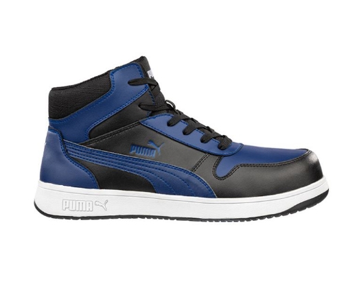 Picture of PUMA Front-court Mid vintage sneaker Boots (Blue/Black)